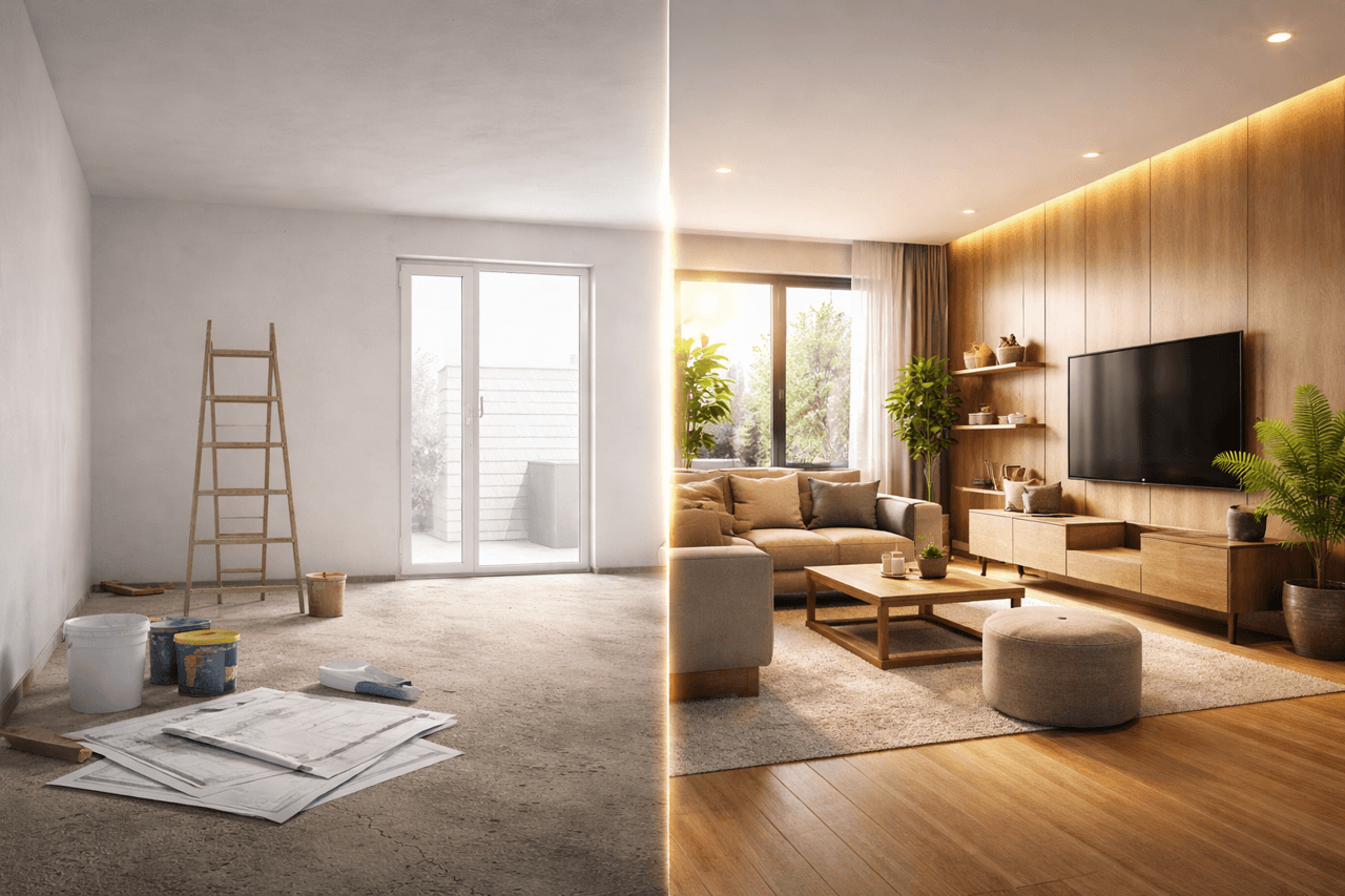 Property prepared and upgraded