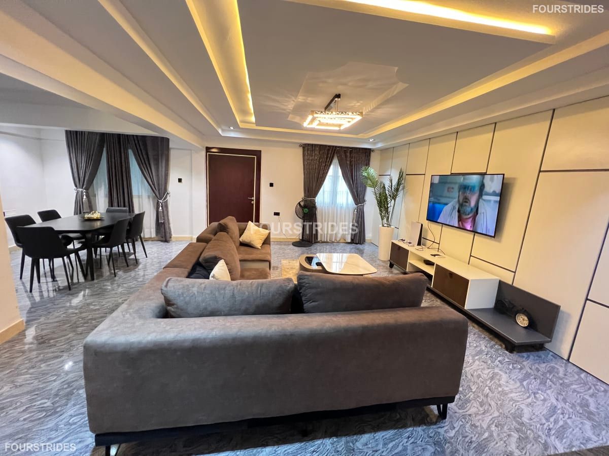 Fully Furnished 3 bedroom apartment for Monthly Rent at Wuye, Abuja - Main Image