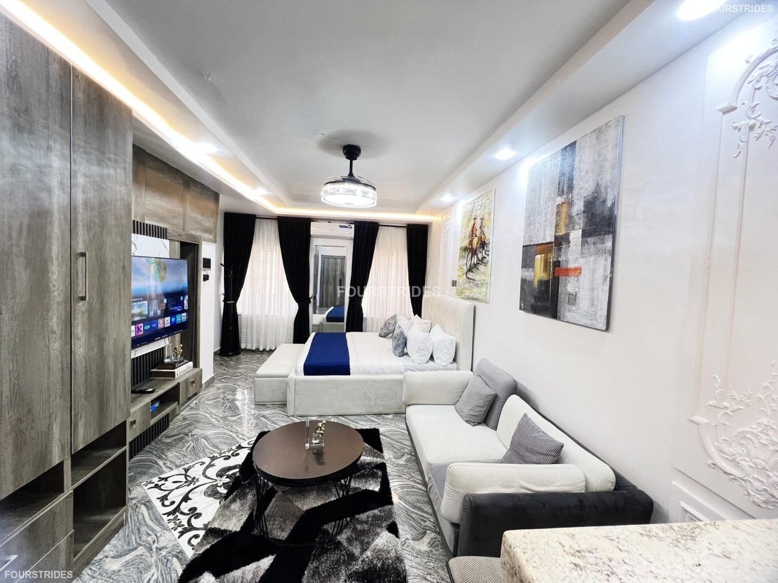 KINGS SUITE: COZY SMART STUDIO APARTMENT WUYE, ABUJA - Gallery Image 3