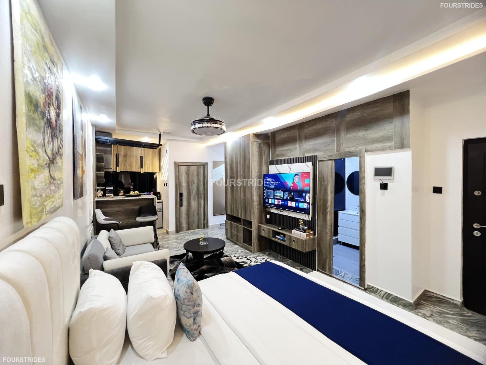 KINGS SUITE: COZY SMART STUDIO APARTMENT WUYE, ABUJA - Gallery Image 2