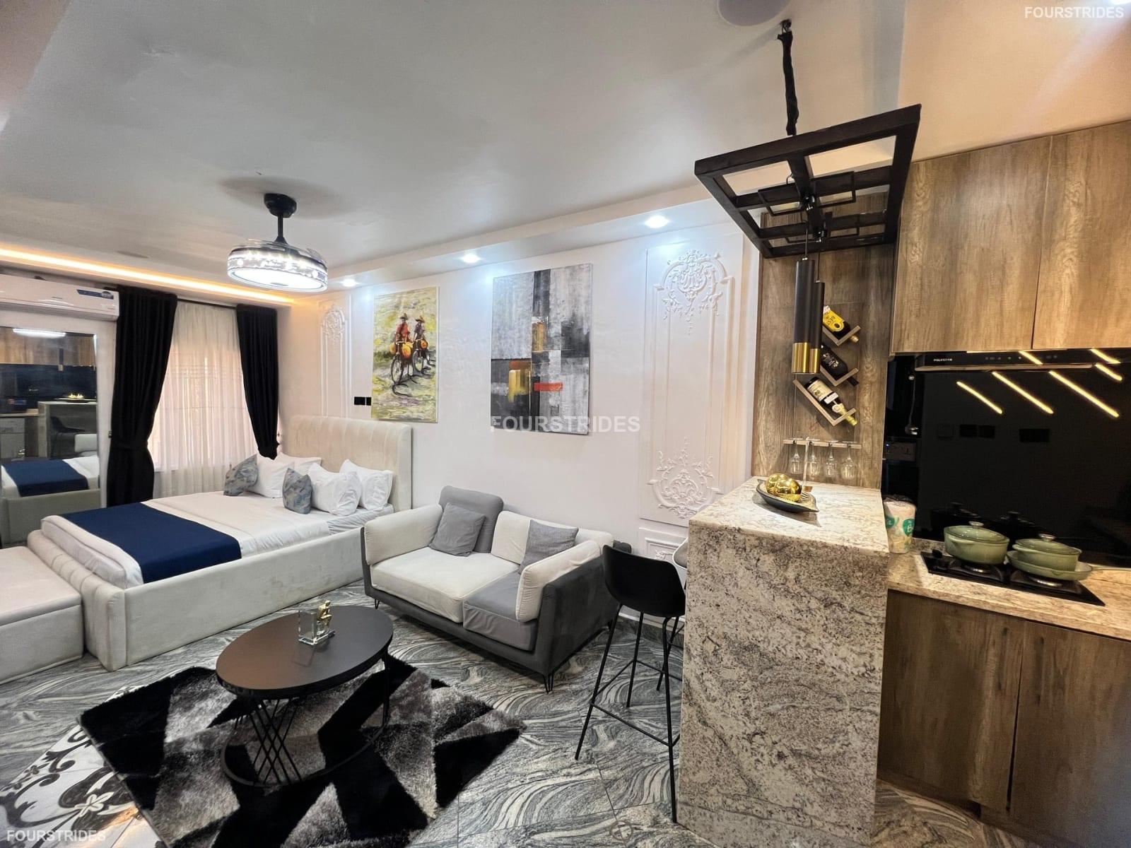 KINGS SUITE: COZY SMART STUDIO APARTMENT WUYE, ABUJA - Gallery Image 4