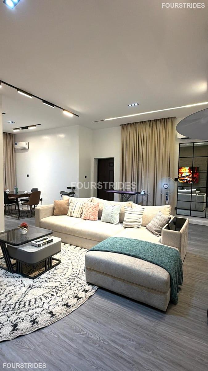 Luminara Welcome ✨ Luxury 1-Bedroom Apartment in Utako | 24/7 Power • Snooker • Smart TVs - Gallery Image 3