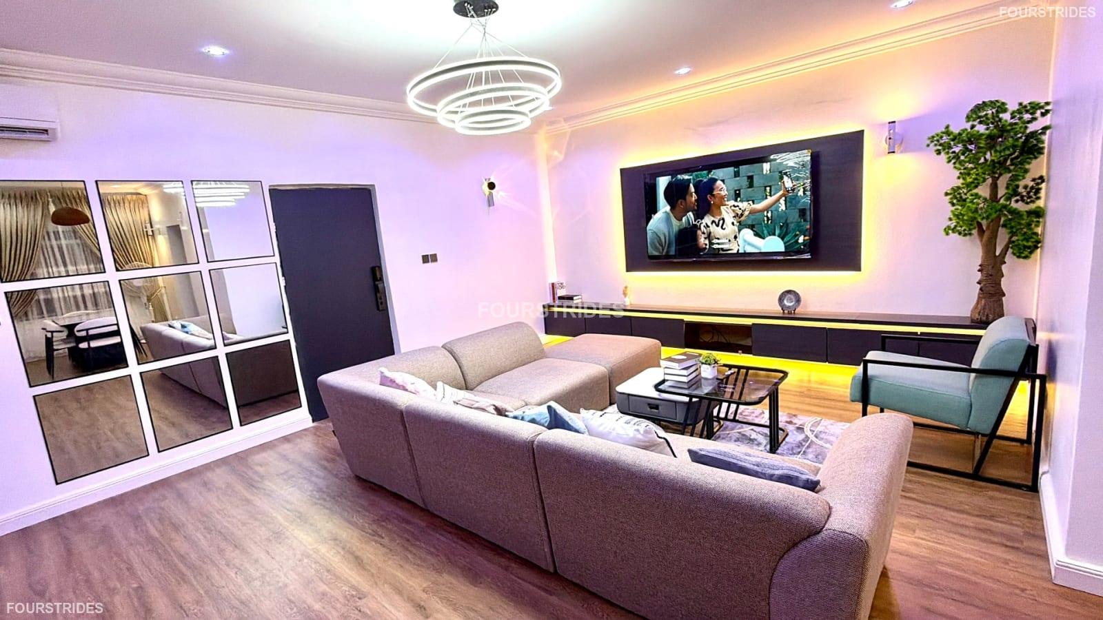 Stylish 1-Bed,Starlink Wi-Fi &24/7 Power, Utako - Gallery Image 4